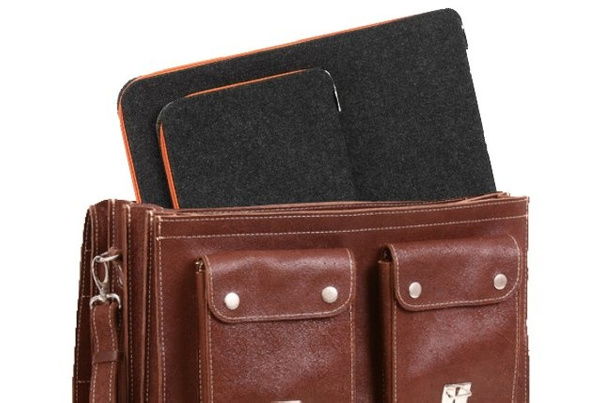 PROMO SET Torba TC12 Brązowa + Etui na laptop EPD1 Grafitowe