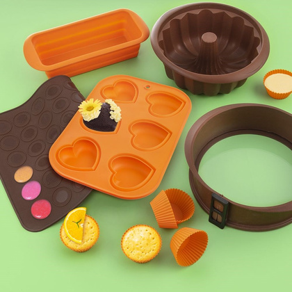 Forma silikonowa do pieczenia muffinek babeczek na muffinki silikonowa foremki 6 sztuk