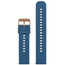 Pasek gumowy do zegarka U27 - granatowy/rosegold - 18mm