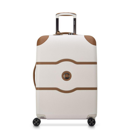 Delsey Chatelet Air 2.0 Duża twarda biała walizka na kółkach 70 cm
