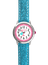 CLOCKODILE Błyszczący zegarek dziewczęcy turkusowy HEARTS