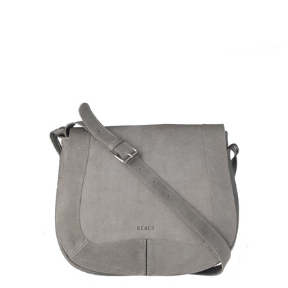 Torebka damska skórzana KEMER 148 Szara - min. zamówienie 20 / 50 / 100 szt.