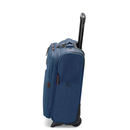 Delsey Maubert 2.0 Mała miękka walizka kabinowa 45 cm niebieska