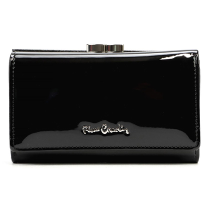 Portfel damski skórzany PIERRE CARDIN 07 SHINY 108 Beżowy