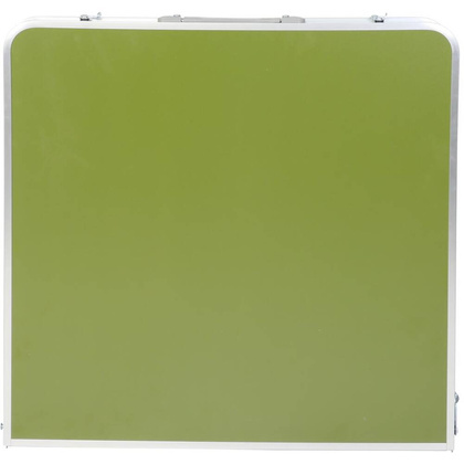 STOLIK TURYSTYCZNY SKŁADANY KEMPINGOWY 120X60X70/62/55CM + 4 KRZESŁA ZIELONY