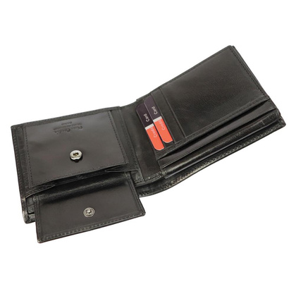 Portfel męski skórzany PIERRE CARDIN TILAK51 8825 Czarny