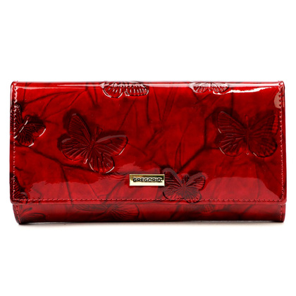 Portfel damski skórzany PELLUCCI BTS-122 Niebieski