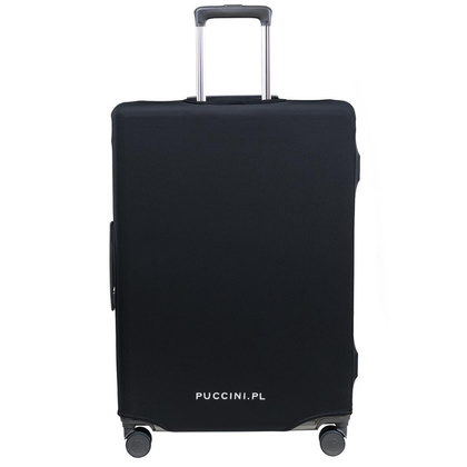 Elastyczny pokrowiec na duża walizkę PUCCINI PBA 1 Czarny