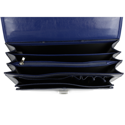 526 Teczka męska 3-komorowa-granat KEMER