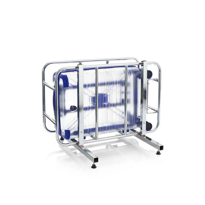 Heys X-Ray średnia niebieska transparentna walizka na kółkach