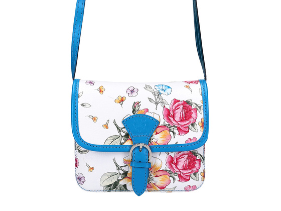 Torebka damska skórzana KEMER 112 FL Żółty