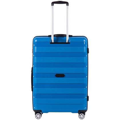 Duża walizka WINGS PP07 L Niebieska