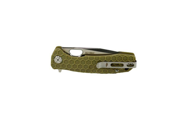 Nóż Honey Badger Tanto Flipper Medium Green