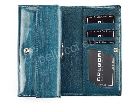 Portfel damski skórzany PELLUCCI LN-107 Czerwony