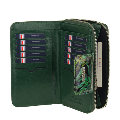 Portfel damski BajuBaj ze skóry naturalnej – funkcjonalność i styl w jednym PD2006s161RFID