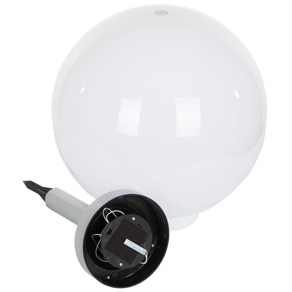 LAMPA SOLARNA KULA MLECZNA 30x62CM