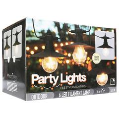 Girlanda ogrodowa LED 6 szt. 5,5 m