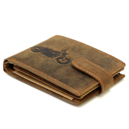 Skórzany męski portfel KEMER L895