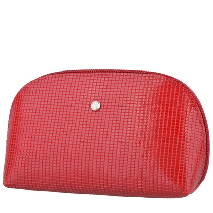 Kosmetyczka skórzana KEMER KO 253 Czerwony lakier - min. zamówienie 20 / 50 / 100 szt.