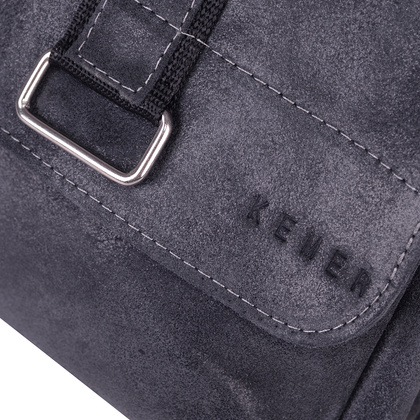 Torba na ramię skórzana KEMER CH 1201S Czarna - min. zamówienie 20 / 50 / 100 szt.