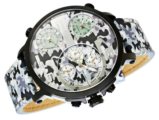 Zegarek Męski G.Rossi Triple Time E11706A2-6F2