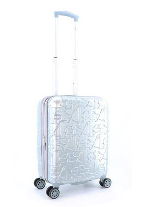 Walizka mała kabinowa ELLE Alors srebrna