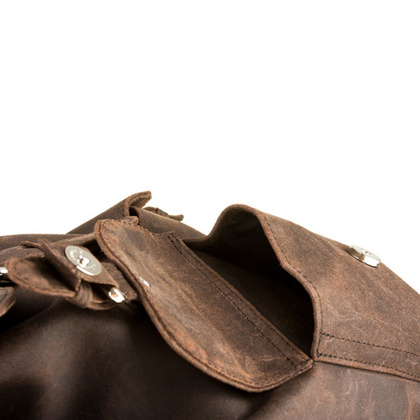 Plecak ze skóry naturalnej KEMER VOOC RDW6 Brązowy