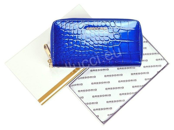 Portfel damski skórzany PELLUCCI BC-118 Ciemny Brąz