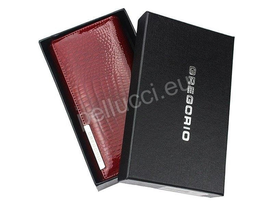 Portfel damski skórzany PELLUCCI GF107 Czerwony