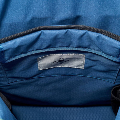 Delsey Turenne Plecak miejski czarny jednokomorowy rolowany