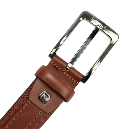 Pasek skórzany męski Pierre Cardin GF 9017 Czarny