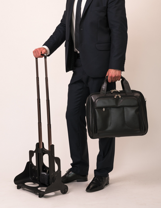 Torba podróżna na kołach McKlein Chicago 17" Czarna