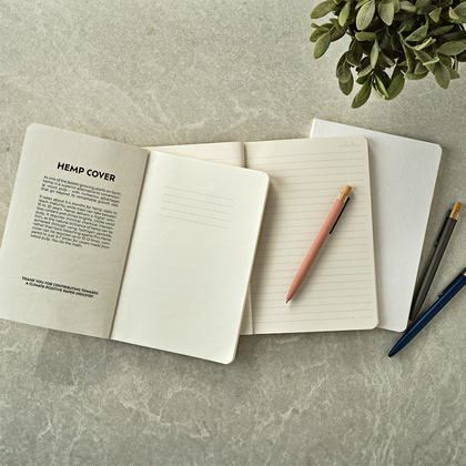 Notatnik Austen A5 z papieru recyklingowego 80 gsm