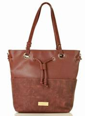 MONNARI Miejska torebka worek brąz - min. zamówienie 20 / 50 / 100 szt.