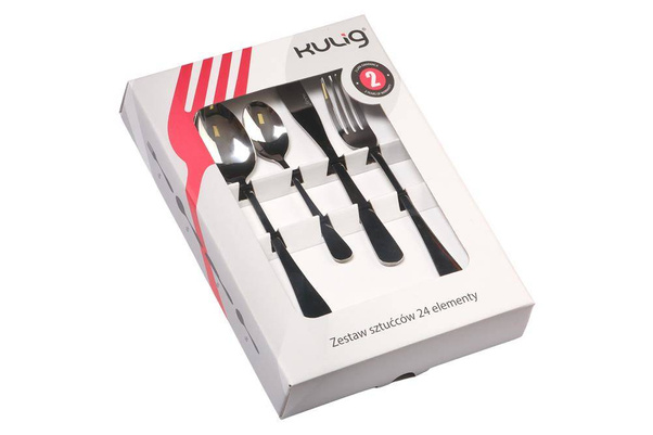 Komplet sztućców Paros 24 szt. w pudełku 9877