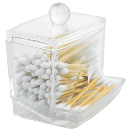 Pojemnik podajnik na patyczki kosmetyczne higieniczne do uszu