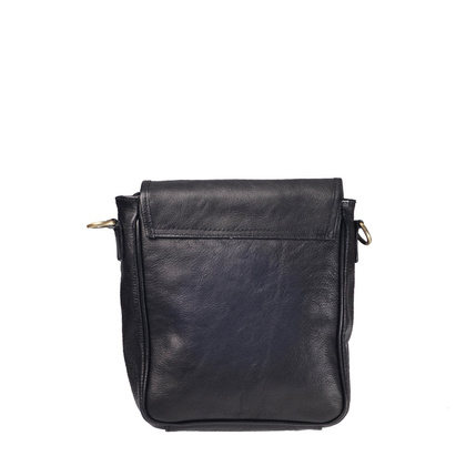 Torebka damska skórzana KEMER 608 Czarna - min. zamówienie 20 / 50 / 100 szt.