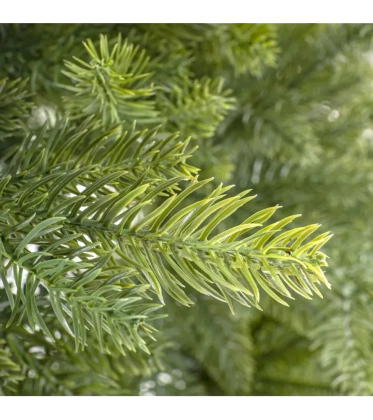 Choinka sztuczna PE01 180 cm  zielona z metalowym stojakiem jasnozielona silikonowa