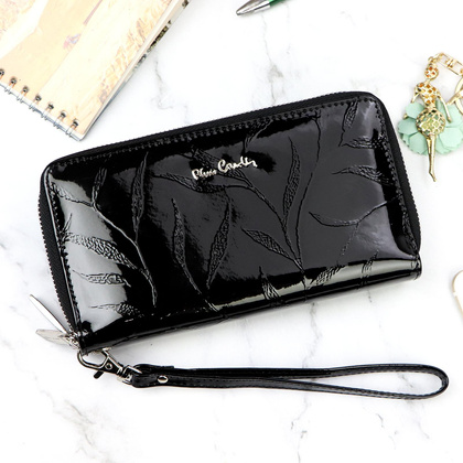 Duży portfel damski ze skóry naturalnej