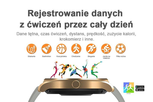 Zegarek Męski SMARTWATCH G.Rossi + Dodatkowy pasek SW012-5