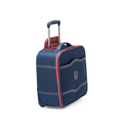 Delsey Chatelet Air 2.0 niebieska torba podróżna typu underseater