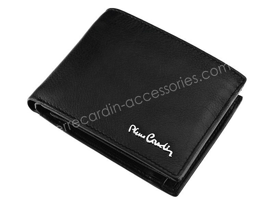 Portfel męski skórzany Pierre Cardin TILAK06 325 RFID Czarny