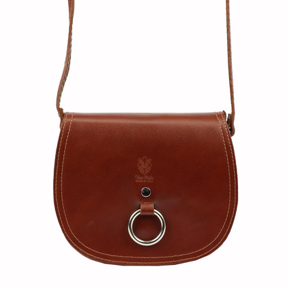 Torebka damska skórzana KEMER 38 carmel