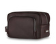 Elegancka skórzana kosmetyczka SK04 Solier ciemnobrązowa - min. zamówienie 20 / 50 / 100 szt.