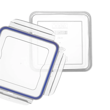 Pojemnik plastikowy 300ml KWADRAT SAVER BOX z pokrywką