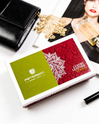 Duży, skórzany portfel damski z systemem rfid