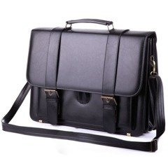 Teczka męska KEMER SOLIER S28 Czarna - min. zamówienie 20 / 50 / 100 szt.