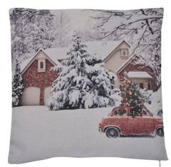 Poduszka ze świątecznym nadrukiem