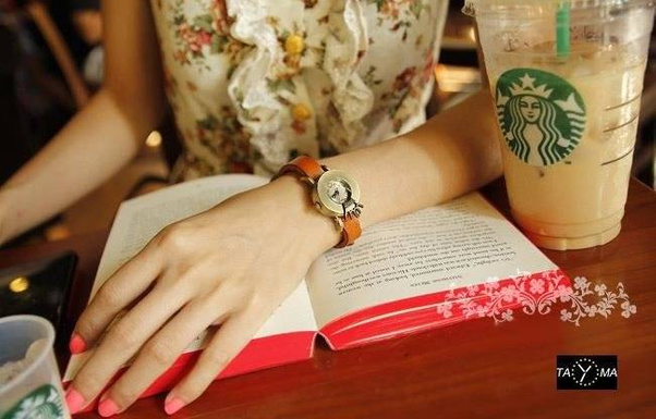 ZEGAREK DAMSKI TAYMA - RETRO PUNK 28 - brąz (zx585d)