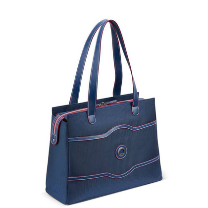 Delsey Chatelet Air 2.0 Damska niebieska torba na laptopa 15.6"